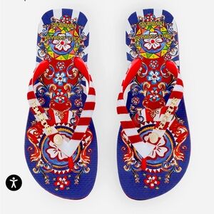 🤍❤️ Dolce & Gabbana x Havaianas Flip Flops ❤️🤍